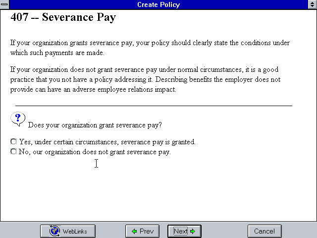 Policies Now 5.01 - Create